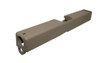 Glock® 17 Compatible Pistol Build Kit w/ FDE Rear Serrated Slide 10