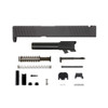 Complete G26 Compatible Slide w/ Front & Rear Serrations - Black Nitride w/ Black Barrel