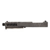 Glock® 19 Compatible Pistol Build Kit - Black Ported & Vented RMR Cut Slide w/ Sights + Threaded Barrel