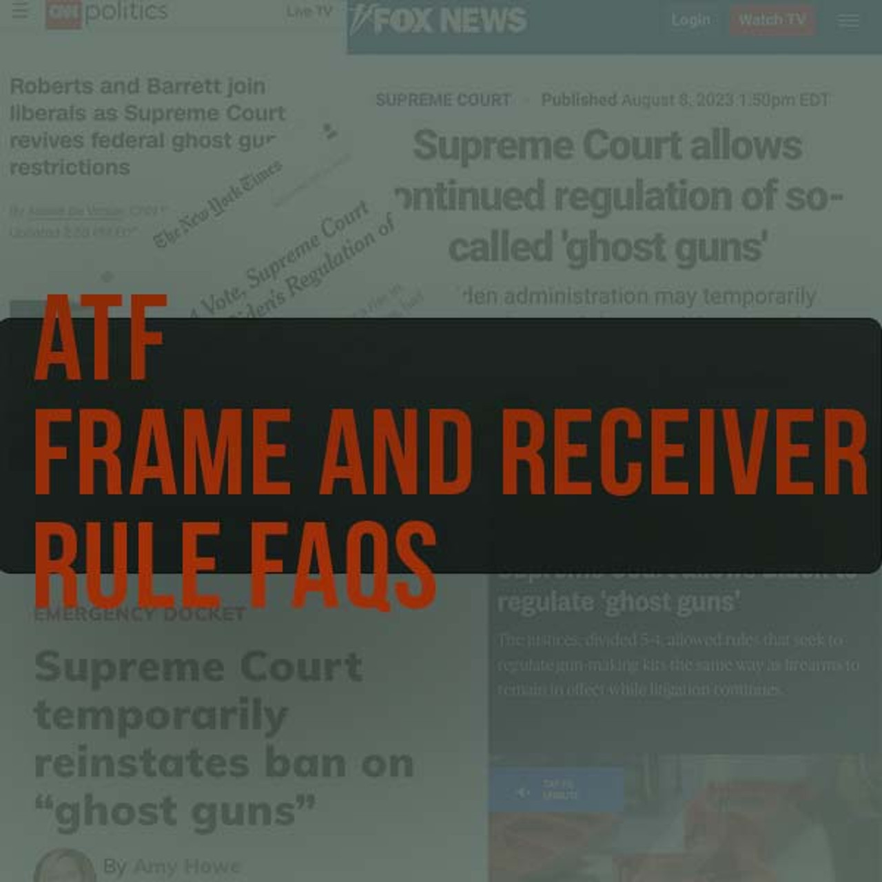 FAQ's Regarding the August 8 Supreme Court Ruling on the Frame and