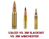 300 Blackout vs. 5.56/.223 vs. 308 Win