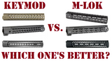 AR-15 Handguards Compared (M-LOK v. Keymod)