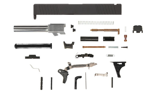 Glock® 19 Compatible Pistol Build Kit w/ Front & Rear Serrated Slide 2 Glock® 19 Compatible Pistol Build Kit w/ Front & Rear Serrated Slide 2