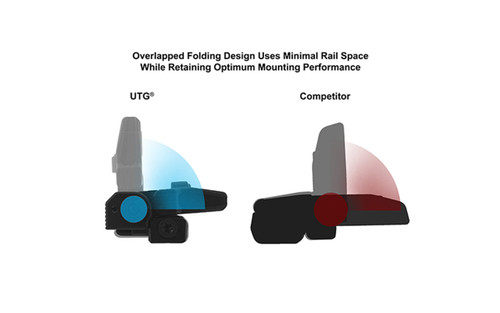 UTG® AR15 Flip-up Front Sight - ACCU-SYNC®, Black 4 UTG® AR15 Flip-up Front Sight - ACCU-SYNC®, Black 4