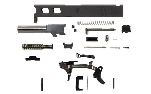 Glock® 43 Compatible Pistol Build Kit w/ Black Elite Slide 2 Glock® 43 Compatible Pistol Build Kit w/ Black Elite Slide 2