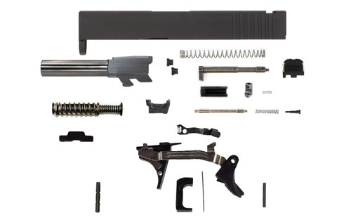 Glock® 43 Compatible Pistol Build Kit w/ Black Slide 2 Glock® 43 Compatible Pistol Build Kit w/ Black Slide 2