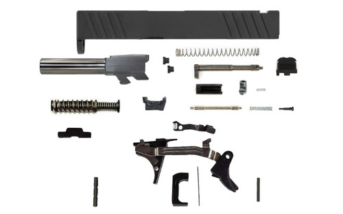 Glock® 43 Compatible Pistol Build Kit w/ Black Slide