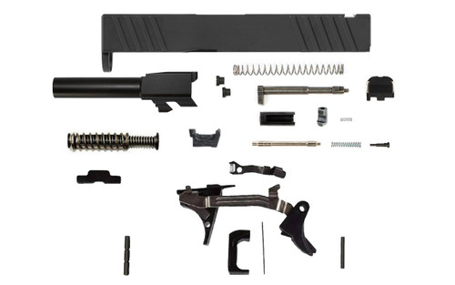 Glock® 43 Compatible Pistol Build Kit w/ Black Slide