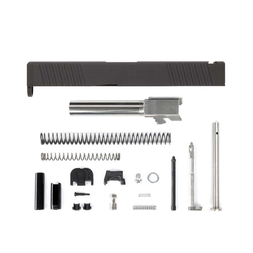 Complete Glock® 19 Gen 3 Compatible Slide Kit - Black w/ Stainless, Black, Threaded or Non-Threaded Barrel