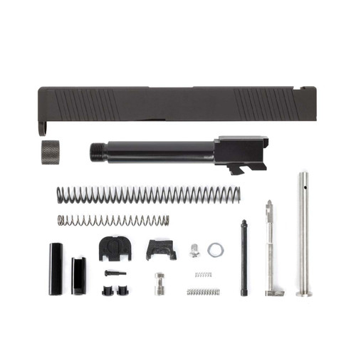 Complete Glock® 19 Gen 3 Compatible Slide Kit - Black w/ Stainless, Black, Threaded or Non-Threaded Barrel
