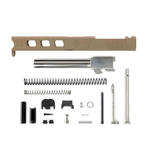 LFA Elite FDE Glock® 17 Compatible Complete Slide w/ Black or Stainless Barrel 3