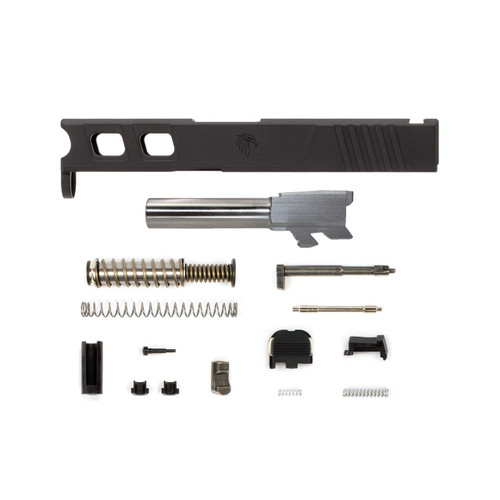 Complete Glock 43 Compatible Slide (LFA Elite), Black w/ Black or Stainless Barrel 2 Complete Glock 43 Compatible Slide (LFA Elite), Black w/ Black or Stainless Barrel 2