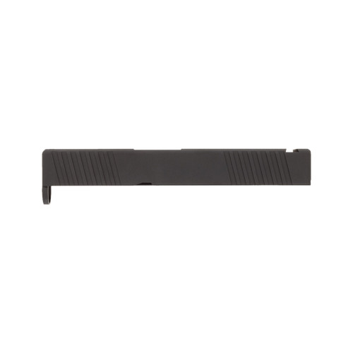 Complete Glock® 26 Compatible Slide w/ Front & Rear Serrations - Black Nitride w/ Black Barrel