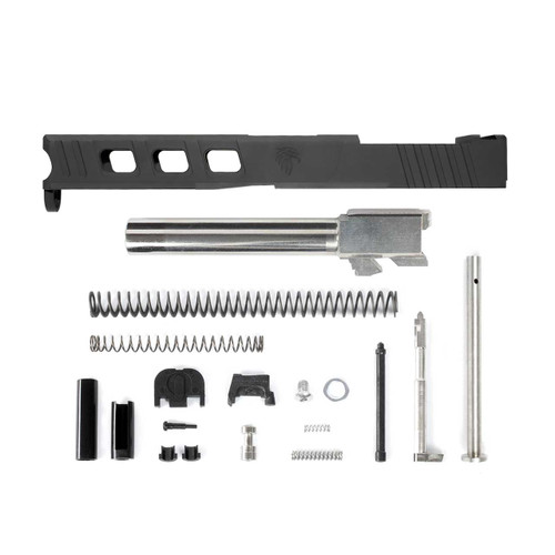 Complete LFA Elite Glock 17 Compatible Slide - Black w/ Stainless, Black, Threaded or Non-Threaded Barrel 2 Complete LFA Elite Glock 17 Compatible Slide - Black w/ Stainless, Black, Threaded or Non-Threaded Barrel 2