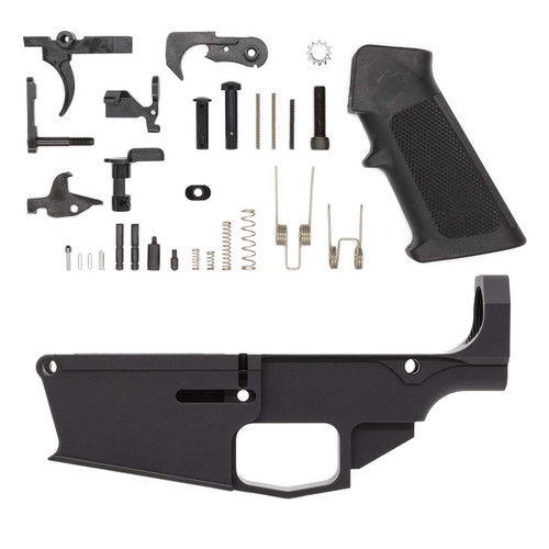 .308 Lower Assembly | Lower Parts Kit | Butt Stock | Buffer Tube |Billet 80% Lower 1