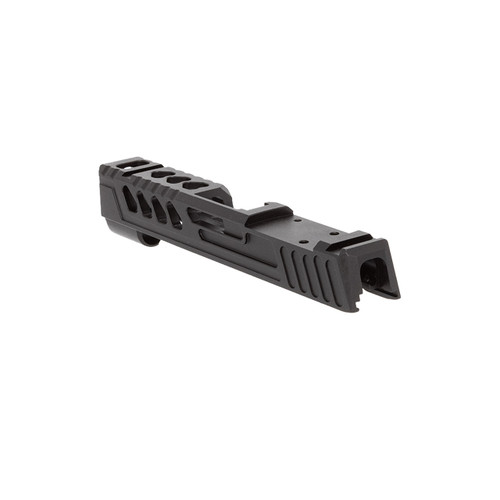 KMT Ballistic Diffusion/Emission (B.D.E.) Compensated Slide for Sig Sauer® P365™ KMT Ballistic Diffusion/Emission (B.D.E.) Compensated Slide for Sig Sauer® P365™