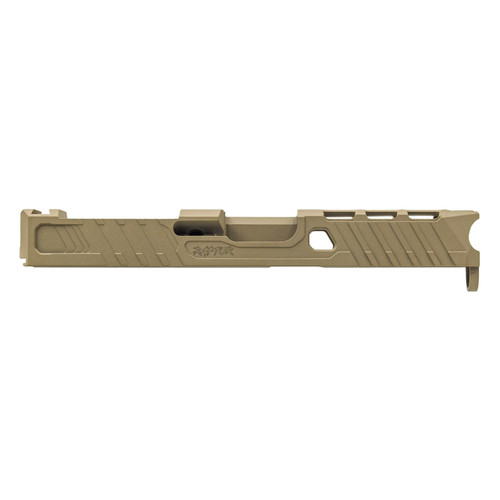 Glock® 19 Compatible Slide - LF19 Raptor w/ RMR Optic Cut - FDE Glock® 19 Compatible Slide - LF19 Raptor w/ RMR Optic Cut - FDE