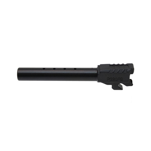 Stainless ported 9mm barrel for full-size P320 (4.7") w/ nitride coating