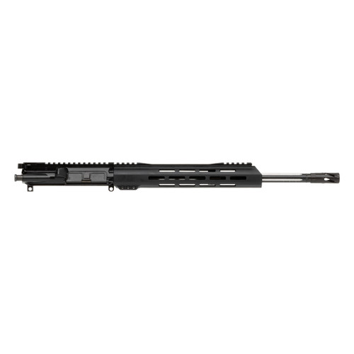 .300 Blackout AR 15 Upper Assembly - 16" Stainless & Nitride, Straight Fluted Heavy Barrel, 1:8 Twist Rate w/ 12" M-Lok Handguard
