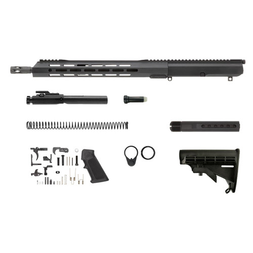 Side-Charging LR-308 Rifle Kit - 16" Parkerized Heavy Barrel, 1:10 Twist Rate w/ 15" M-Lok Handguard