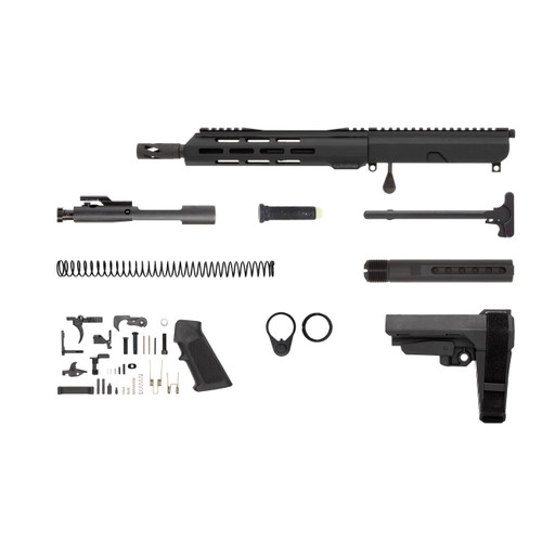 7.62x39 Bolt Action AR-15 Pistol Kit - 10.5" Parkerized Heavy Barrel, 1:10 Twist Rate w/ 10" Talon M-LOK Handguard