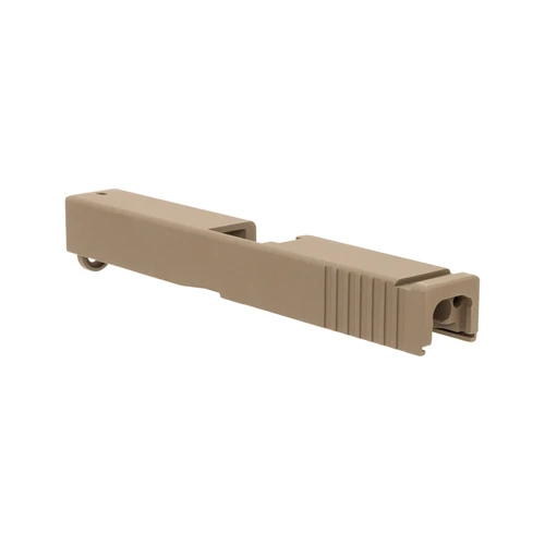 Glock® 17 Compatible Pistol Build Kit - OEM Rear Serrated Slide - FDE Cerakote