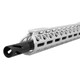 5.56 AR 15 Storm Trooper White Cerakote Upper Assembly - 16" Nitride Barrel, 1:7 Twist Rate with 15" Talon MLOK Handguard