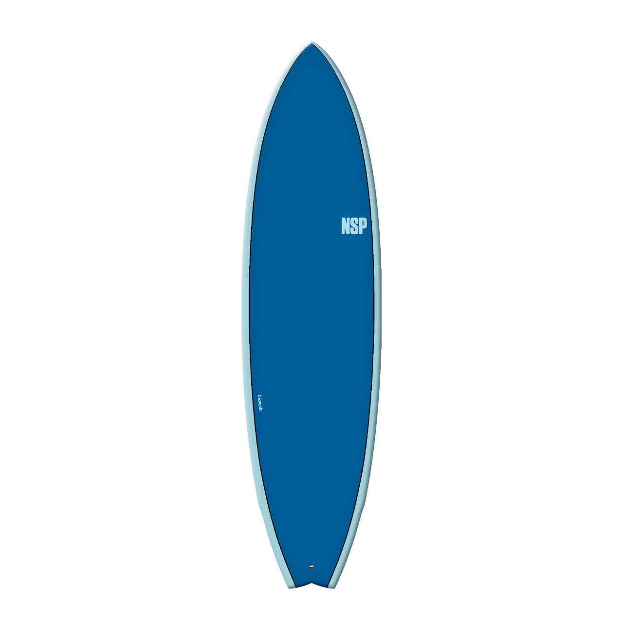 NSP Elements HTD Fish surfboard- Blue - 6'4