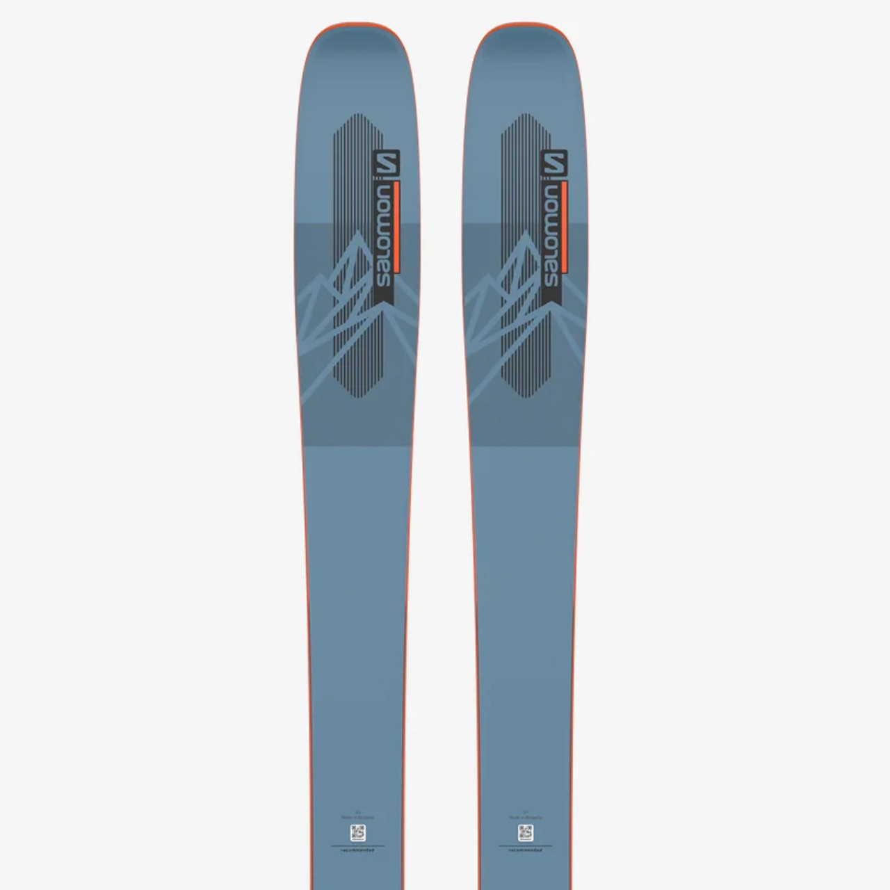 Alfabet binær har Salomon QST 98 Skis (Flat) 2023 - 176 cm - CBS Boardshop