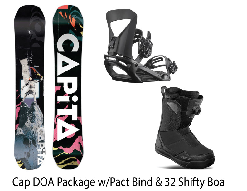 Capita Defenders of Awesome DOA Snowboard PACKAGE 2026 - CBS Boardshop