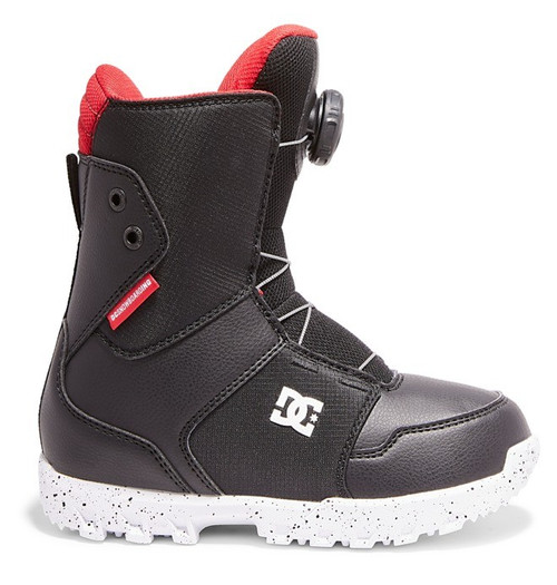 DC Boys Scout BOA Snowboard Boot  - Black - Size 5