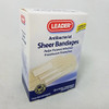 LEADER(TM) Adhesive Bandages Sheer Antibacterial 60 Ct (2 Pack)