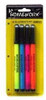 A+ Homework Fluorescent Markers -4 Pack- Thin Tip-Asst. Colors