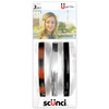 Scunci Metal Barrettes in Assorted Colors, 3-Count per Pack (1-Pack)