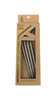 TMD Holdings Set of 4 Metal Straws With Bend w/ Cleaning Brush