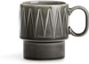 Sagaform Coffee & More Mug Stoneware 1970's Design, 8.5-Ounce, Gray