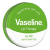 Vaseline Lip Therapy Lip Balm Tin, Aloe Vera, 0.6 oz