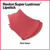 Revlon Super Lustrous Lipstick, High Impact Lipcolor with Moisturizing Creamy Formula, Infused with Vitamin E and Avocado Oil in Pink, Pink Velvet (423)