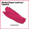 Revlon Super Lustrous Lipstick, High Impact Lipcolor with Moisturizing Creamy Formula, Infused with Vitamin E and Avocado Oil in Pink Pearl, Fuchsia Fusion (657)