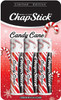 ChapStick Candy Cane Peppermint Lip Balm and Lip Moisturizer 0.15 Oz (Pack of 3)