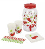 SunnyLife Red Cherry Summer Party Kit Thirst-Aid Station w/ Napkins & Cups