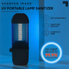 SHARPER IMAGE Travel UV Lamp, Portable and Compact Ultraviolet Sanitizing Light, Disinfect and Clean Phones Keyboard Kids Toys, No Residue or Surface Damage