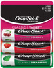 ChapStick Classic Spearmint, Cherry and Strawberry Lip Balm Tubes Variety Pack - 0.15 Oz Each (Pack of 3)