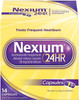 Nexium 24HR Acid Reducer Heartburn Relief Capsules for All-Day and All-Night Protection from Frequent Heartburn, Heartburn Medicine with Esomeprazole Magnesium - 14 Count