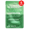 masque BAR Green Foil Facial Peel Off Mask (6 Pack) — Korean Beauty Skin Care Treatment — Detofixies, Treats Pores, Evens Tone — Improves Skin Complexion, Makes Skin Looking More Glowing & Bright