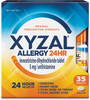 Xyzal Allergy Tablet, 35 Count, Yellow (Pack of 1), 230146