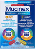 Maximum Strength Mucinex Fast-Max Day Cold & Flu & Nightshift Night Severe Cold & Flu All In One, Fast Release, Powerful Multi-Symptom Relief, 40 caplets (24 Day time + 16 Night time)