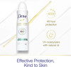 Dove Advanced Care Invisible Dry Spray Antiperspirant Deodorant No White Marks on 100 Colors Sheer Cool 48-Hour Sweat and Odor Protecting Deodorant for Women 3.8 oz