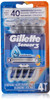 Gillette Sensor3 Smooth Shave Disposable Razor, 4 Count