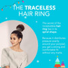 invisibobble Original Traceless Spiral Hair Ties - Christmas Candy Cane, 10 Pieces - Strong Elastic Grip Coil Accessories for Women - Gentle for Girls, Boys and Teens